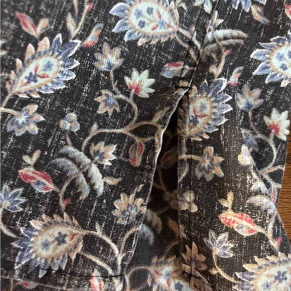 Reyn Spooner Floral Button Down Shirt - Black and White - Picture 2 of 9